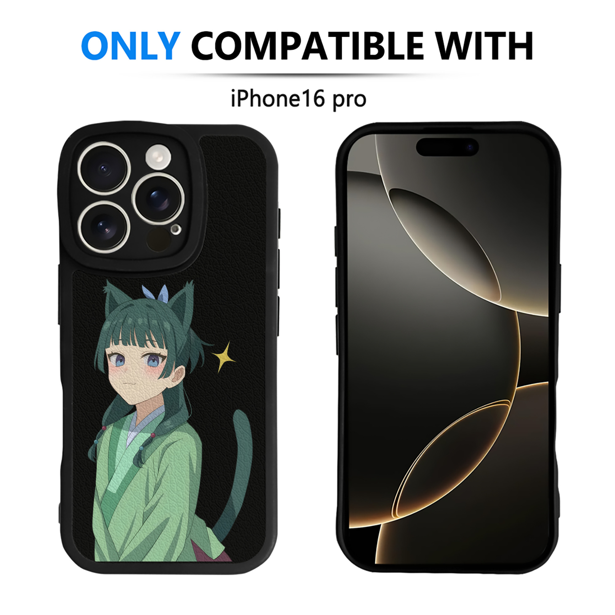 薬屋のひとりごと The Apothecary Diaries 【iPhone 16シリーズ対応】シリコンスマホケース（レザー調） 材質：シリコン